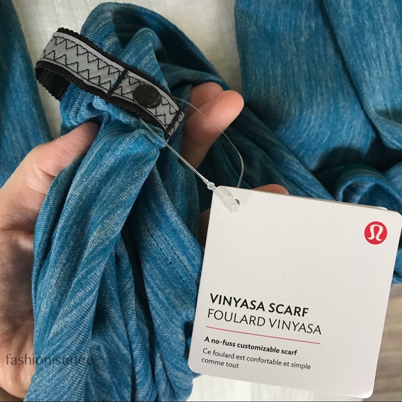 NWT LULULEMON VINYASA SCARF HEATHERED TOFINO HTOF - Picture 4 of 7